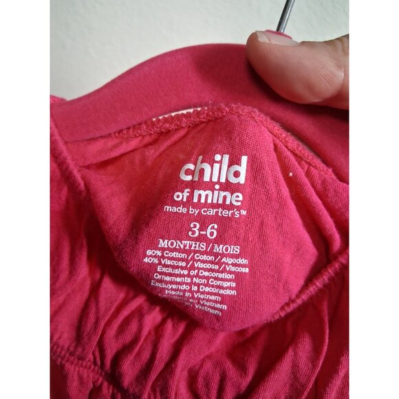 Child of Mine Carter's Outfit Floral Boho Cottage Baby Girls Size 3-6 Months - Picture 6 of 8